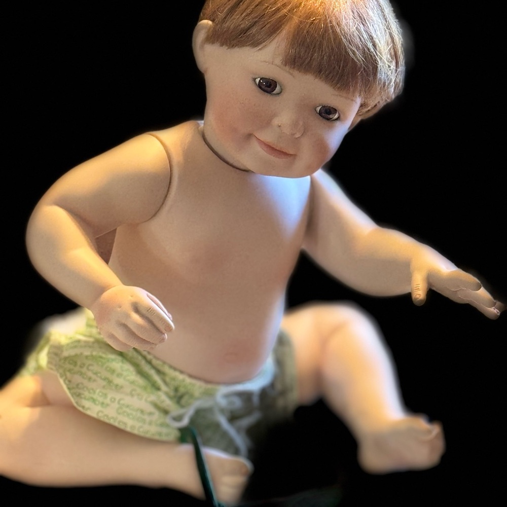 "Cool As A Cucumber" Ashton Drake Porcelain Doll signed